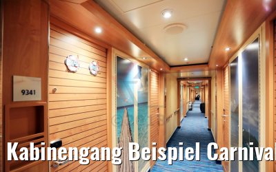 Kabinengang Beispiel Carnival Horizon