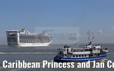 Caribbean Princess and Jan Cux II 04.05.2016