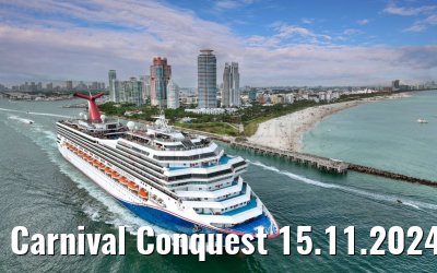 Carnival Conquest 15.11.2024 Miami