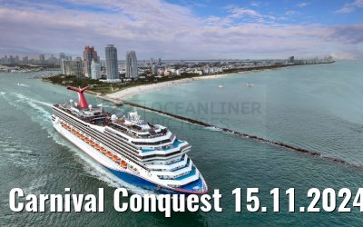 Carnival Conquest 15.11.2024 Miami