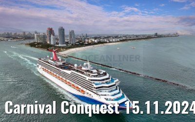 Carnival Conquest 15.11.2024 Miami