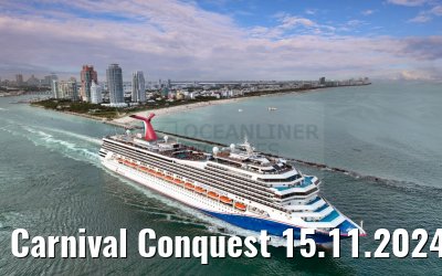 Carnival Conquest 15.11.2024 Miami