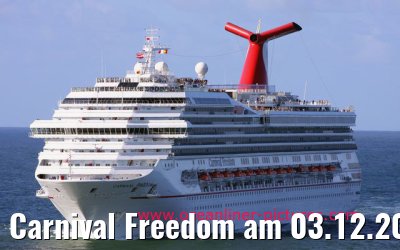 Carnival Freedom am 03.12.2007 vor San Juan