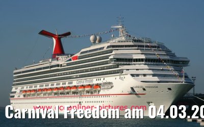 Carnival Freedom am 04.03.2007 in Venedig