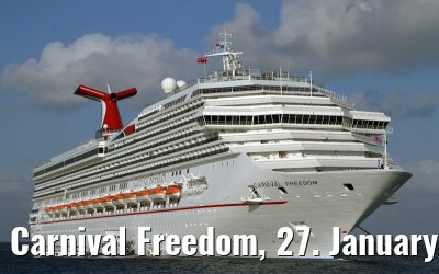 Carnival Freedom, 27. January 2010, Grand Cayman