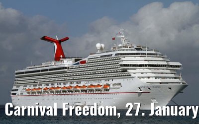 Carnival Freedom, 27. January 2010, Grand Cayman