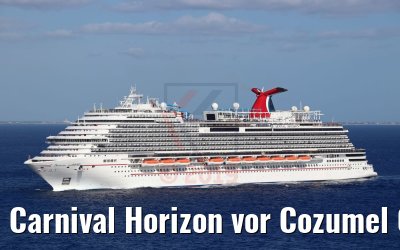 Carnival Horizon vor Cozumel 07.03.2019 Photo: M. Barzantny