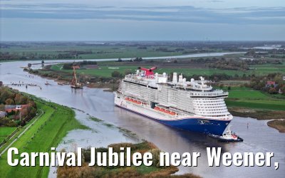 Carnival Jubilee near Weener, Ems conveyance 30.10.2023