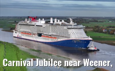 Carnival Jubilee near Weener, Ems conveyance 30.10.2023