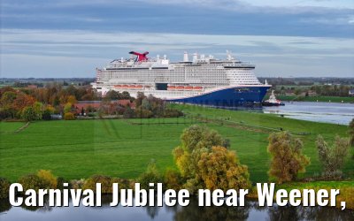 Carnival Jubilee near Weener, Ems conveyance 30.10.2023