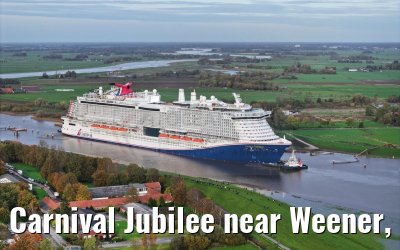 Carnival Jubilee near Weener, Ems conveyance 30.10.2023