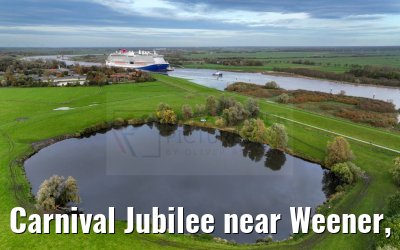 Carnival Jubilee near Weener, Ems conveyance 30.10.2023