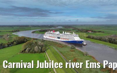 Carnival Jubilee river Ems Papenburg to Weener 30.10.2023