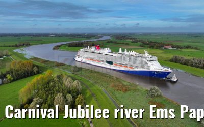Carnival Jubilee river Ems Papenburg to Weener 30.10.2023