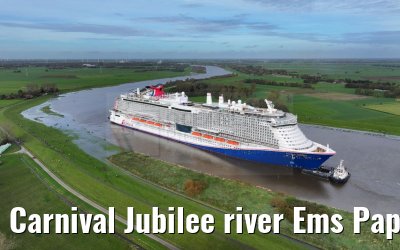 Carnival Jubilee river Ems Papenburg to Weener 30.10.2023