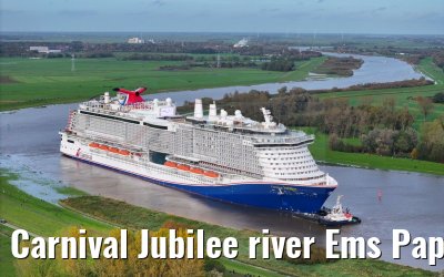 Carnival Jubilee river Ems Papenburg to Weener 30.10.2023