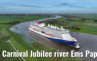Carnival Jubilee river Ems Papenburg to Weener 30.10.2023