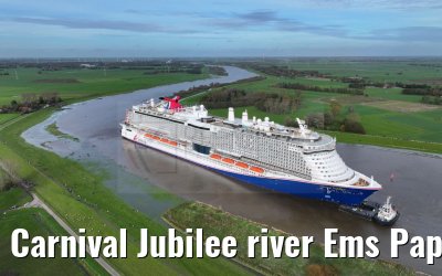 Carnival Jubilee river Ems Papenburg to Weener 30.10.2023
