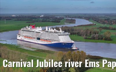 Carnival Jubilee river Ems Papenburg to Weener 30.10.2023