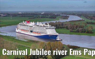 Carnival Jubilee river Ems Papenburg to Weener 30.10.2023