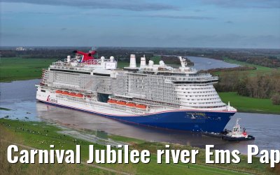 Carnival Jubilee river Ems Papenburg to Weener 30.10.2023
