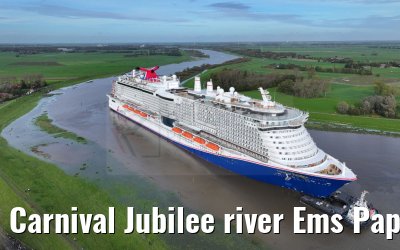 Carnival Jubilee river Ems Papenburg to Weener 30.10.2023