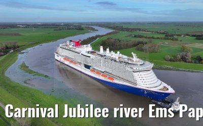 Carnival Jubilee river Ems Papenburg to Weener 30.10.2023