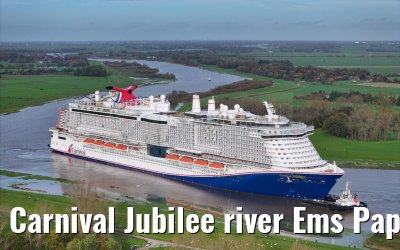 Carnival Jubilee river Ems Papenburg to Weener 30.10.2023