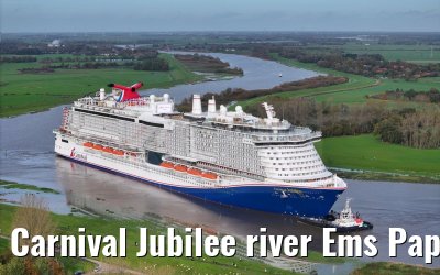 Carnival Jubilee river Ems Papenburg to Weener 30.10.2023