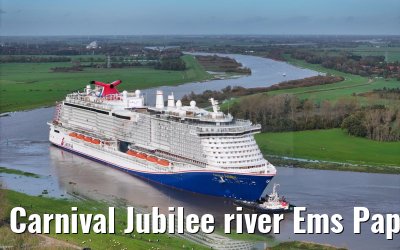 Carnival Jubilee river Ems Papenburg to Weener 30.10.2023