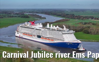 Carnival Jubilee river Ems Papenburg to Weener 30.10.2023
