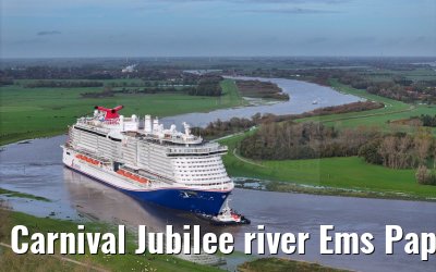 Carnival Jubilee river Ems Papenburg to Weener 30.10.2023