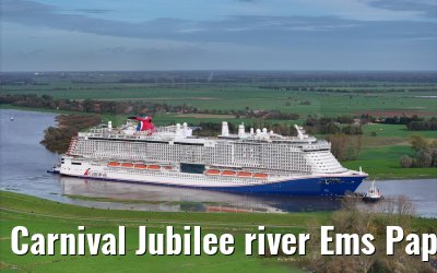 Carnival Jubilee river Ems Papenburg to Weener 30.10.2023