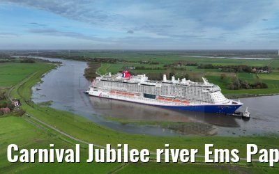 Carnival Jubilee river Ems Papenburg to Weener 30.10.2023