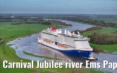 Carnival Jubilee river Ems Papenburg to Weener 30.10.2023