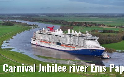 Carnival Jubilee river Ems Papenburg to Weener 30.10.2023