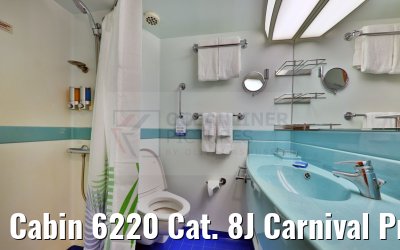 Cabin 6220 Cat. 8J Carnival Pride Deck 6