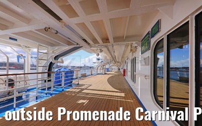 outside Promenade Carnival Pride