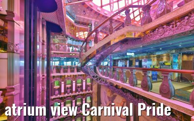 atrium view Carnival Pride