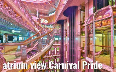 atrium view Carnival Pride