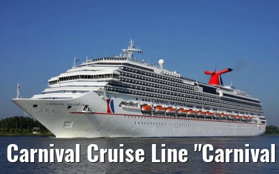 Carnival Cruise Line "Carnival Splendor" approaching port of Amsterdam, 24. July 2008