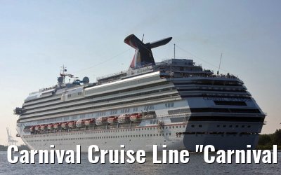 Carnival Cruise Line "Carnival Splendor" approaching port of Amsterdam, 24. July 2008