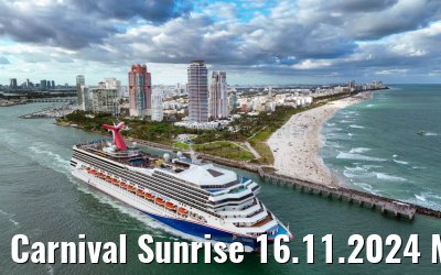 Carnival Sunrise 16.11.2024 Miami