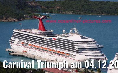Carnival Triumph am 04.12.2007 in St. Thomas
