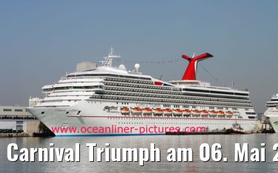 Carnival Triumph am 06. Mai 2006 in Miami