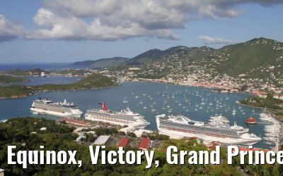 Equinox, Victory, Grand Princess am 08. Februar 2010 in Charlotte Amalie