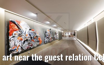 art near the guest relation Celebrity Apex