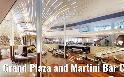 Grand Plaza and Martini Bar Celebrity Apex view Deck 4