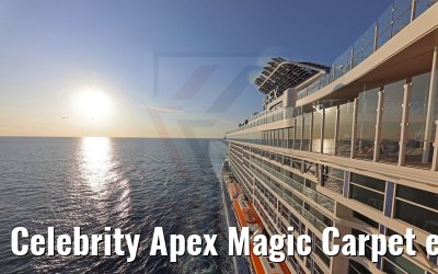 Celebrity Apex Magic Carpet evening view