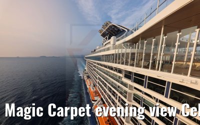 Magic Carpet evening view Celebrity Apex